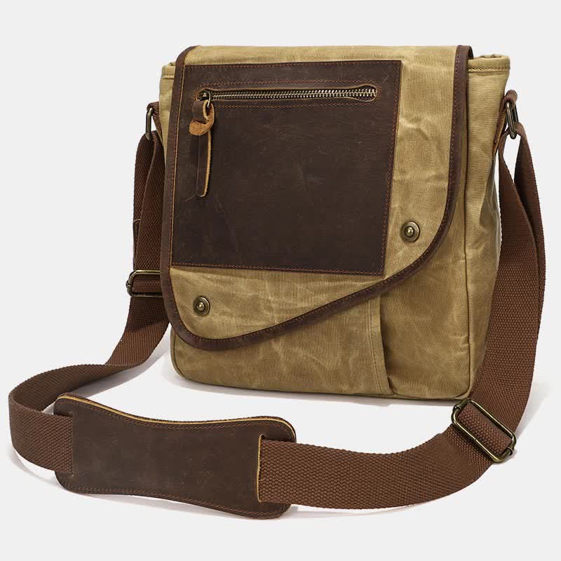 Retro Casual Shoulder Bag: Classic and Creative Design in High Quality Canvas - VOTVO
