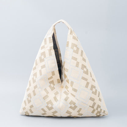 Triangle Underarm Bag for Women - Classic Canvas Shoulder Bag - VOTVO