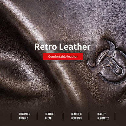 RFID Antimagnetic Vintage Genuine Leather Wallet - VOTVO