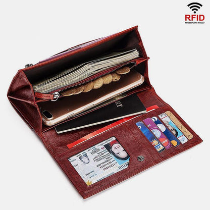 RFID Blocking Anti-theft Genuine Leather Wallet | Stylish & Secure