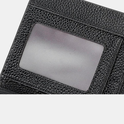 RFID Leather Retro Long Wallet with Zipper Pocket – Large Capacity Purse for Women