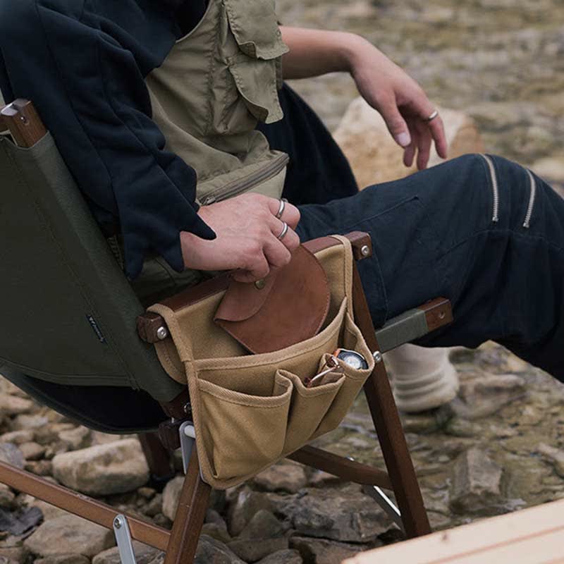Outdoor Camping Chair Armrest Hanging Side Bag – Multifunctional Storage Bag for Travel, Sports & More - VOTVO