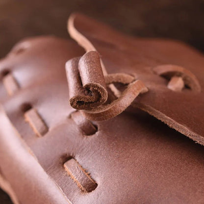 Medieval Leather Bag Pouch – Portable Coin Purse Belt Holster Waist Bag - VOTVO