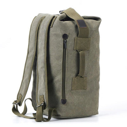 Men’s Large Capacity Canvas Backpack for Sports & Travel