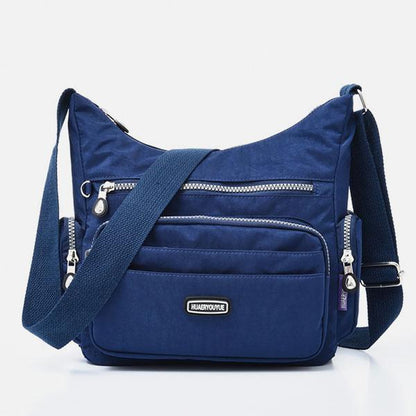 Borsa a tracolla multitasche in nylon impermeabile