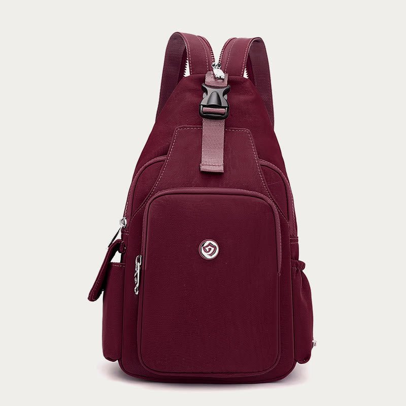 Multifunctional Sling Backpack for Women – Waterproof Nylon Crossbody Bag with Adjustable Strap for Daily Use - VOTVO