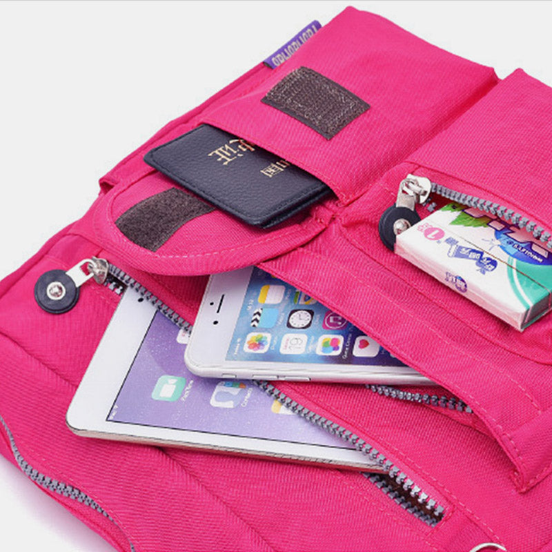 Large Capacity Waterproof Casual Crossbody Bag for Women – Multi-Pocket & Adjustable Strap