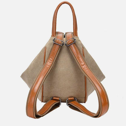 Multifunctional Women's Backpack with Tassel Decor – Durable Canvas Travel Daypack