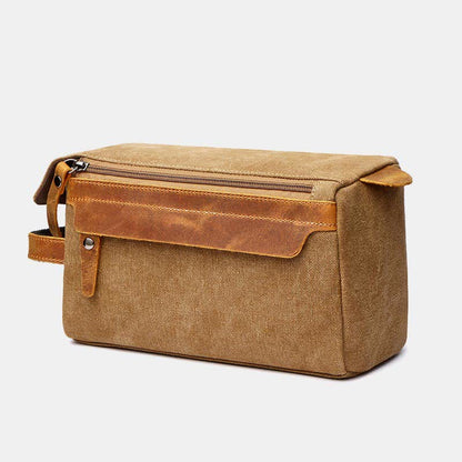 Borsa per il trucco in tela retrò – Borsa da viaggio per donne e uomini