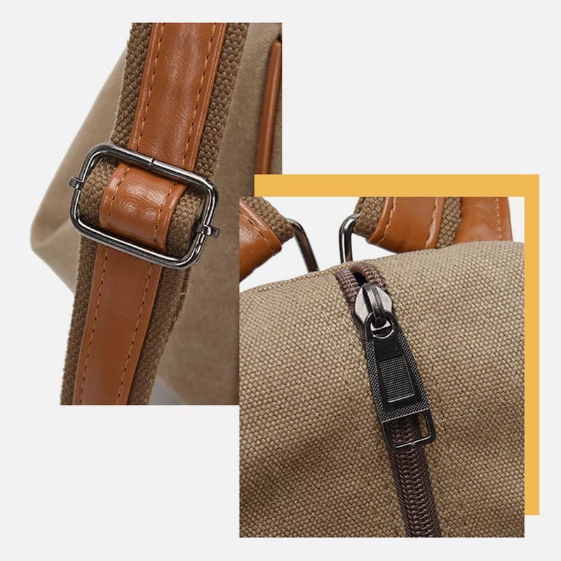 Multifunctional Women's Backpack with Tassel Decor – Durable Canvas Travel Daypack