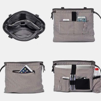 Tote Bag for Women – Large Capacity Canvas Laptop Shoulder Bag, Business & Travel Organizer