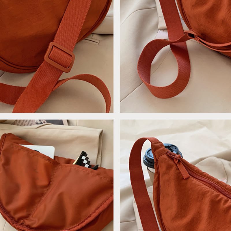 Nylon Dumpling Crossbody Bag for Women – Stylish Shopping Shoulder Bag - VOTVO