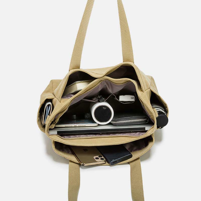 Large Canvas Tote Bag Unisex - Perfect for Daily Use and Travel