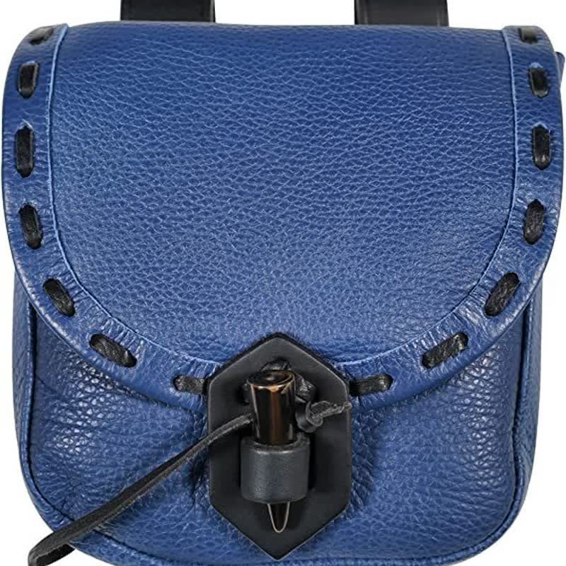 Renaissance Belt Pouch Holster - EDC Leather Waist Bag Cosplay Coin Purse - VOTVO