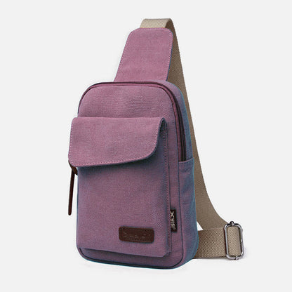 Sling Bag for Men – Multifunctional Outdoor Sports Canvas Chest Bag