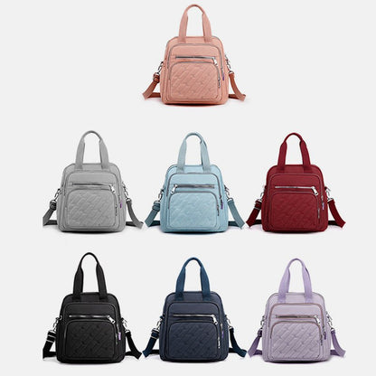 Multifunctional Lightweight Embossing Handbag – Crossbody & Backpack - VOTVO