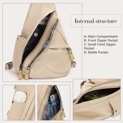 Sling Backpack for Men & Women – Casual Travel Daypack