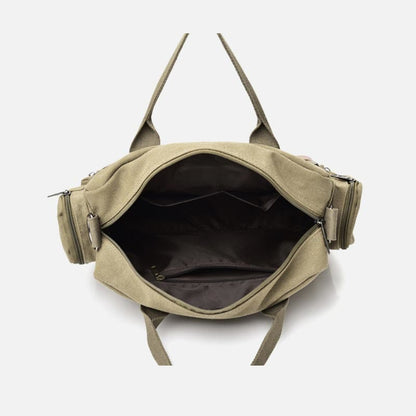 Messenger Bag for Men – Casual Canvas Multi - Pocket Crossbody Bag with Adjustable Strap - VOTVO