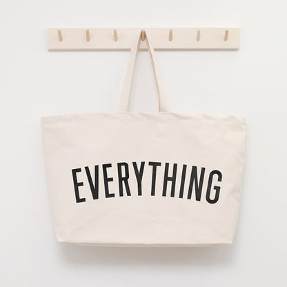 Everything Really Big Tote Handbag – Reusable Eco-Friendly Canvas Shoulder Bag