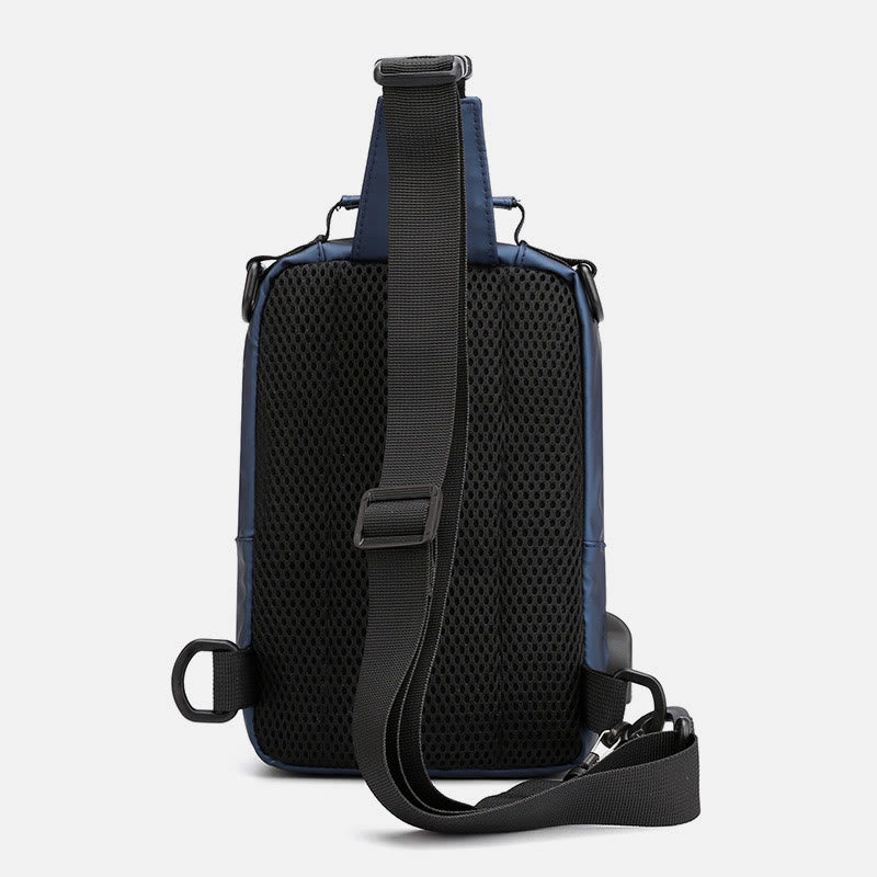 Pratica borsa a tracolla da uomo – Borsa da viaggio impermeabile