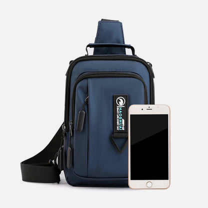 Pratica borsa a tracolla da uomo – Borsa da viaggio impermeabile