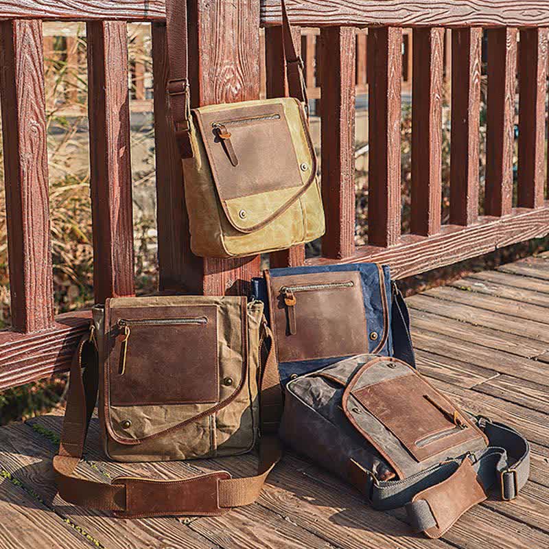 Retro Casual Shoulder Bag: Classic and Creative Design in High Quality Canvas - VOTVO