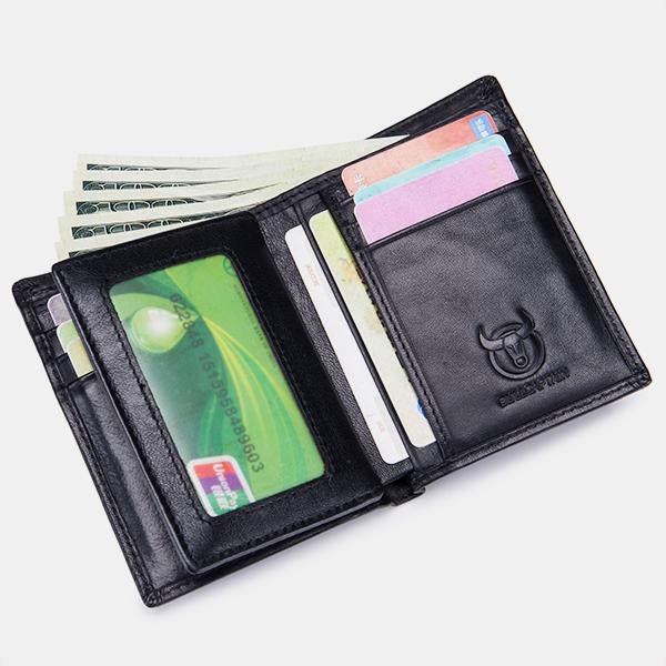 RFID Protection GenuineLeather Multi - Slot Wallet - VOTVO