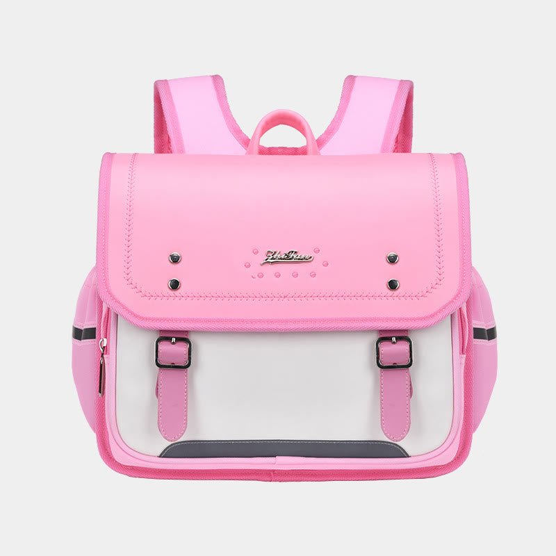 Reflective Girls & Boys School Backpack – Waterproof Faux Leather Kids Bookbag - VOTVO