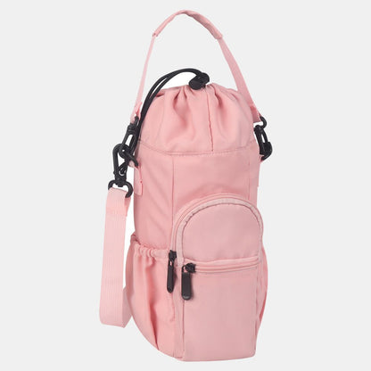 Water Bottle Carrying Case for Outing Sports – Crossbody Canvas Bag - VOTVO