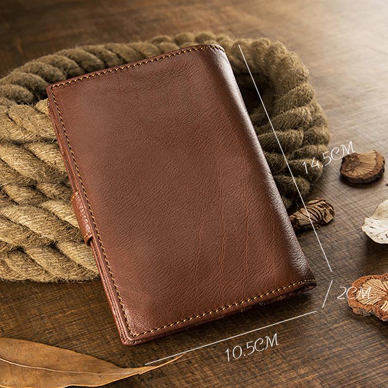 Premium Real Leather Large Capacity Vertical Wallet for Men – Slim, Durable & Stylish - VOTVO