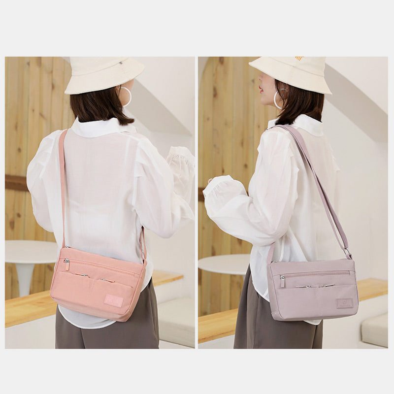 Multi-Pocket Lightweight Waterproof Casual Crossbody Bag for Women