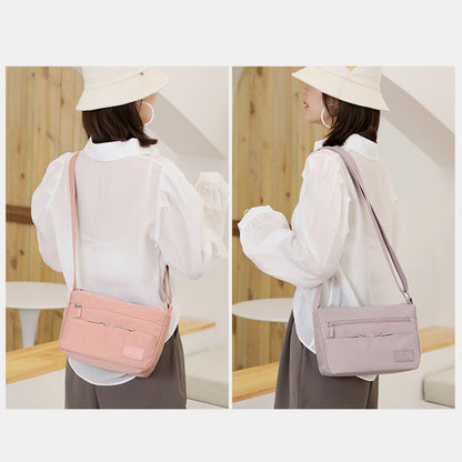 Multi-Pocket Lightweight Waterproof Casual Crossbody Bag for Women