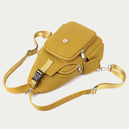 Multifunctional Sling Backpack for Women – Waterproof Nylon Crossbody Bag with Adjustable Strap for Daily Use