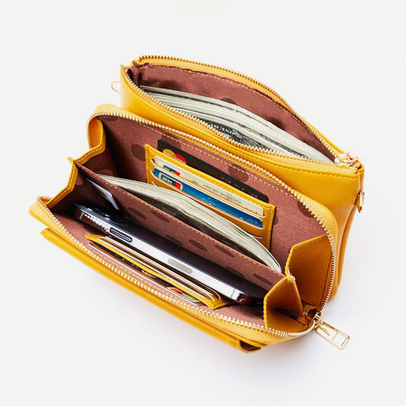 Small Crossbody Cell Phone Bag Wallet Clutch with Card Slots for Women