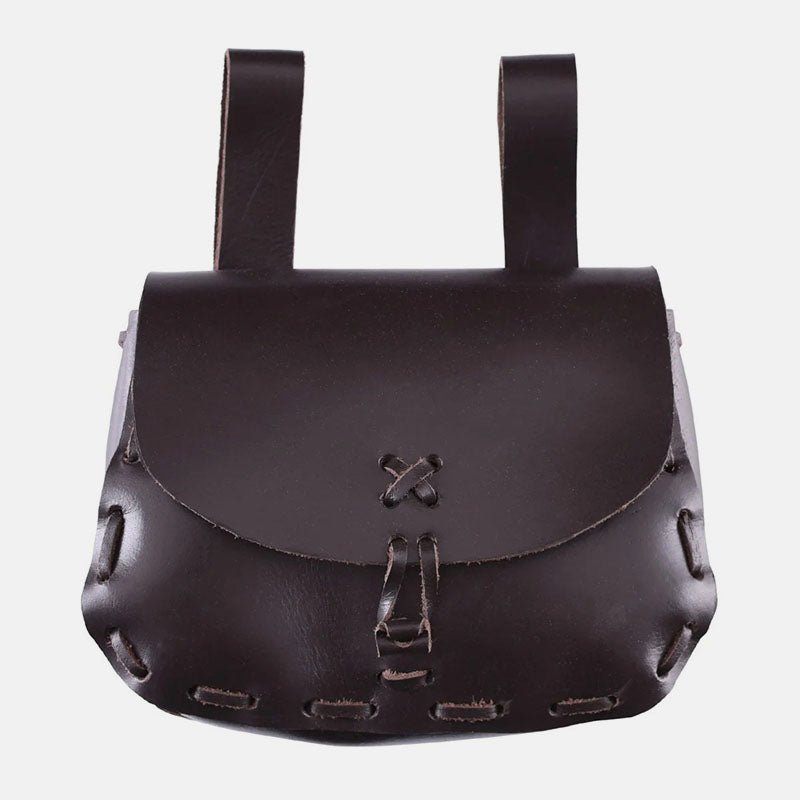 Medieval Leather Bag Pouch – Portable Coin Purse Belt Holster Waist Bag - VOTVO