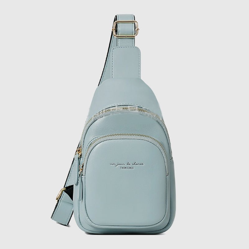 Sling Backpack Chest Bag for Women Small Leather Crossbody Bag - VOTVO