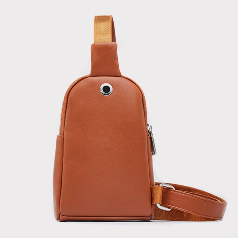 Lightweight Casual Sling Bag for Women – PU Leather Small Crossbody Backpack - VOTVO