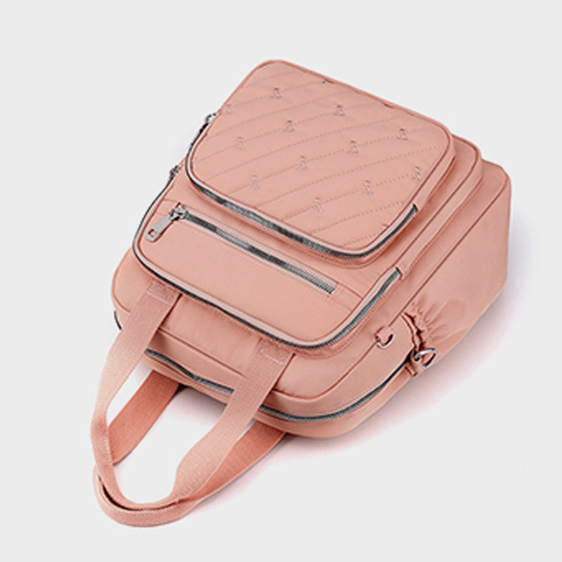 Multifunctional Lightweight Embossing Handbag – Crossbody & Backpack