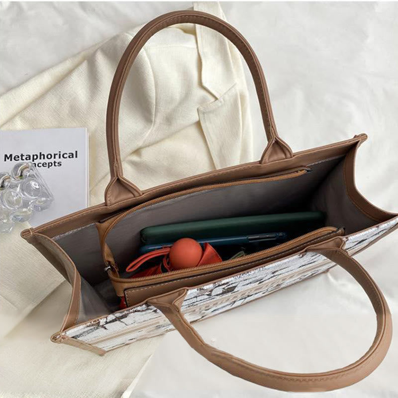 Large Capacity Canvas Tote for Women – Daily Commuter Handbag