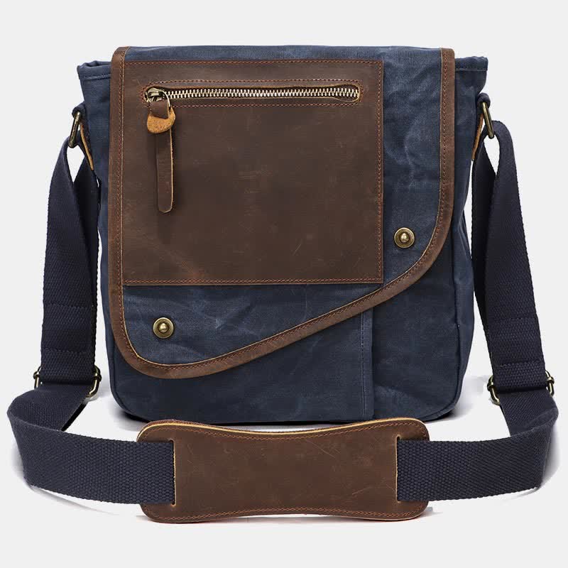 Retro Casual Shoulder Bag: Classic and Creative Design in High Quality Canvas - VOTVO