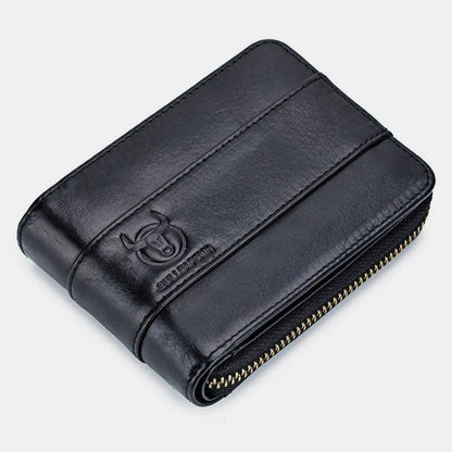 RFID Antimagnetic Vintage Genuine Leather Wallet - VOTVO