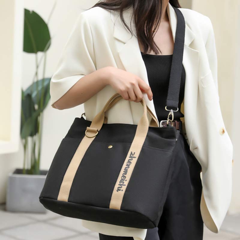 Reusable Water - Resistant Canvas Tote Bag – Versatile Crossbody Shoulder Bag - VOTVO