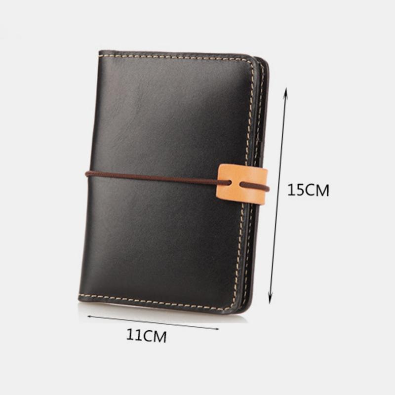 Real Leather Multifunctional Vintage Passport Holder & Card Case