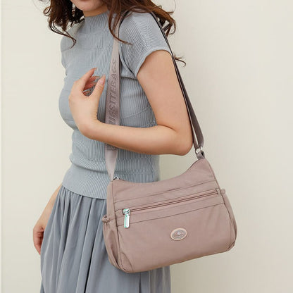 Multiple Color Crossbody Purse for Women - Large Nylon Commuter Bag - VOTVO