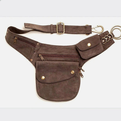 Medieval Handmade Vintage Leather Waist Bag – Practical & Stylish for Daily Use and Parties