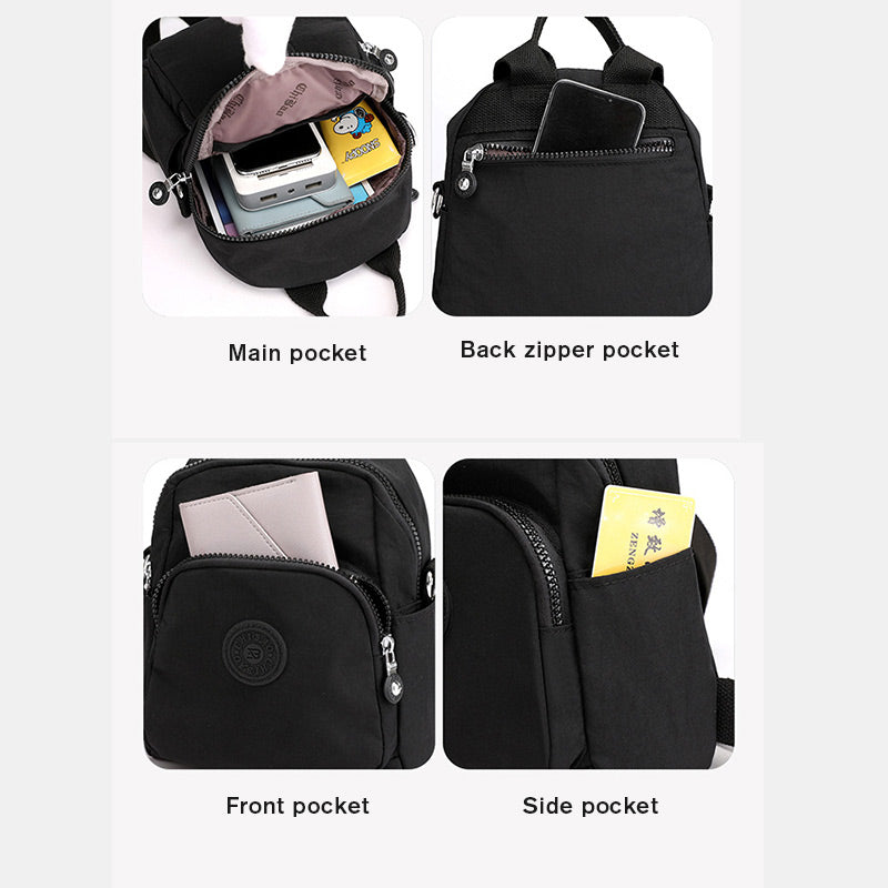 Multifunctional Waterproof Backpack & Shoulder Bag – Large Capacity Simply Small Design