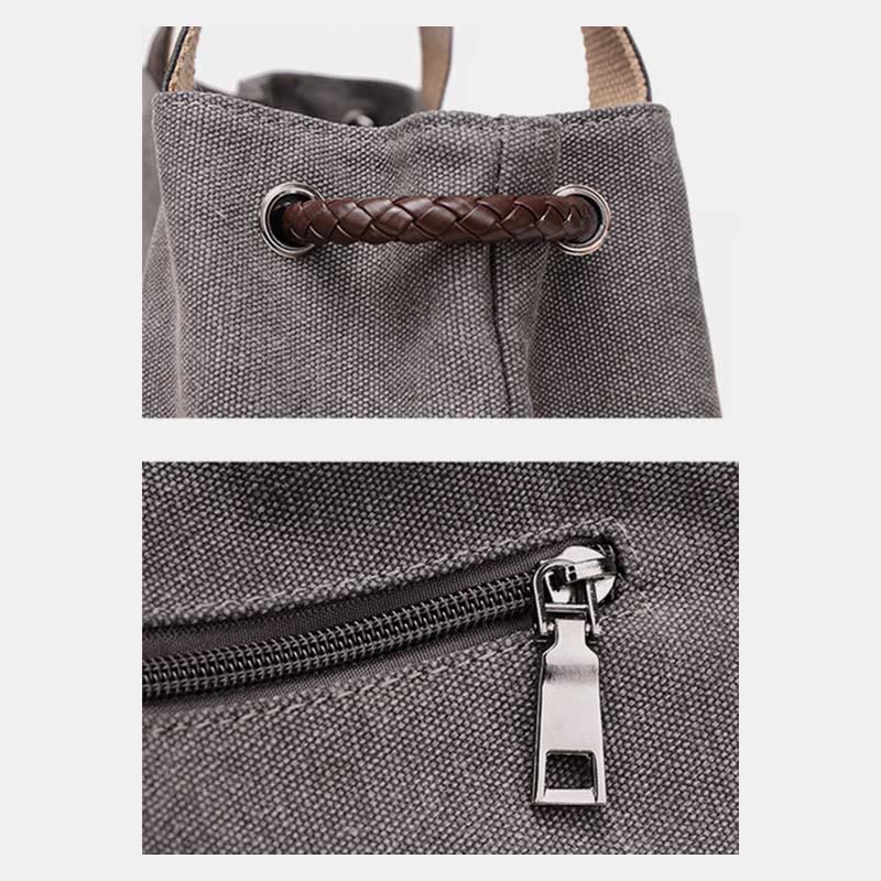 Shoulder Bag for Women – Casual Large Capacity Printed Canvas Shopping Handbag
