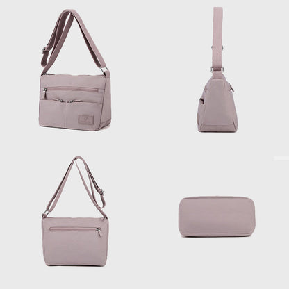 Multi-Pocket Lightweight Waterproof Casual Crossbody Bag for Women