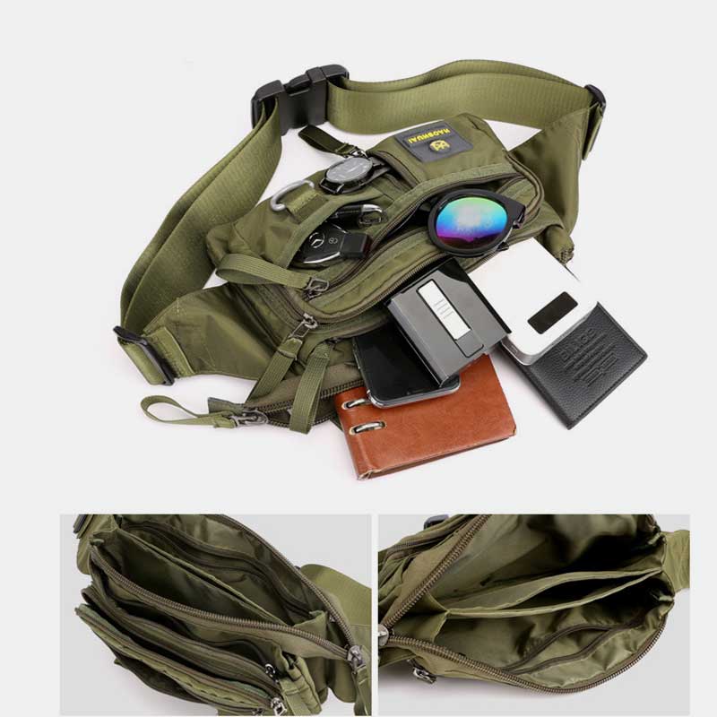 Large-Capacity Lightweight Sling Bag Waist Bag for Men