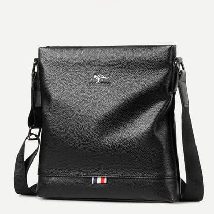 Men's Messenger Bag – Soft PU Leather Crossbody Sling Pack for Travel, Business & Daily Use - VOTVO